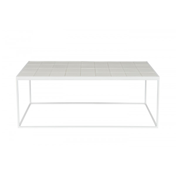 Table Basse Glazed Zuiver blanc
