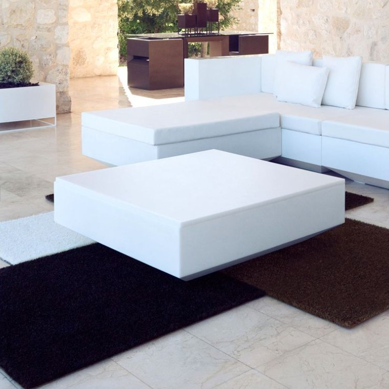 Mesa de centro blanca Vondom 