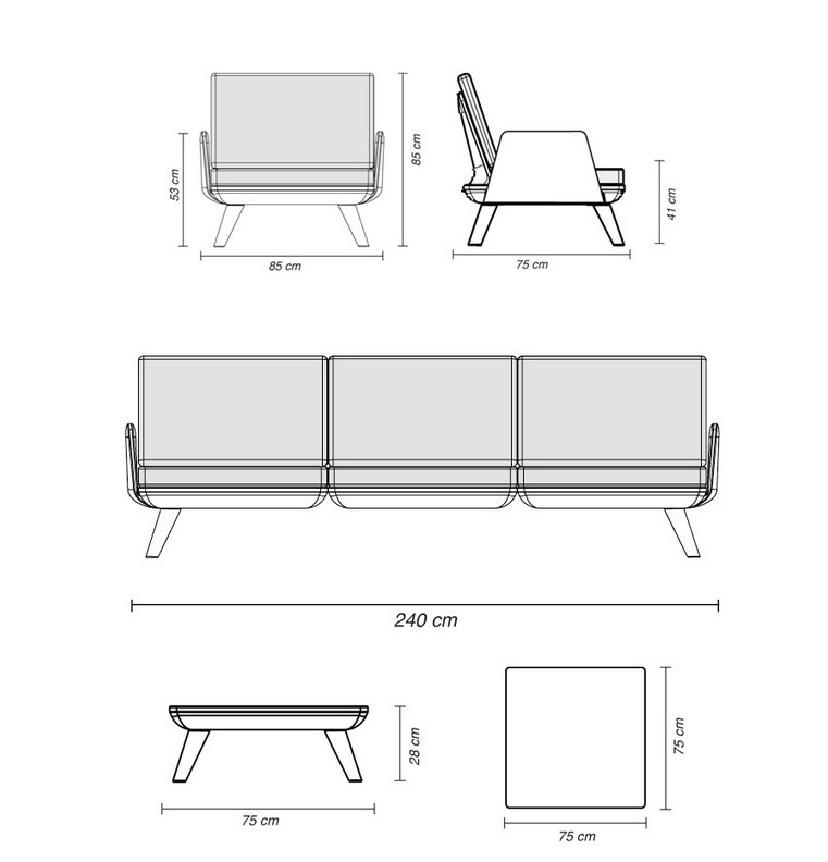 Outdoor-Lounge Samurai myyour