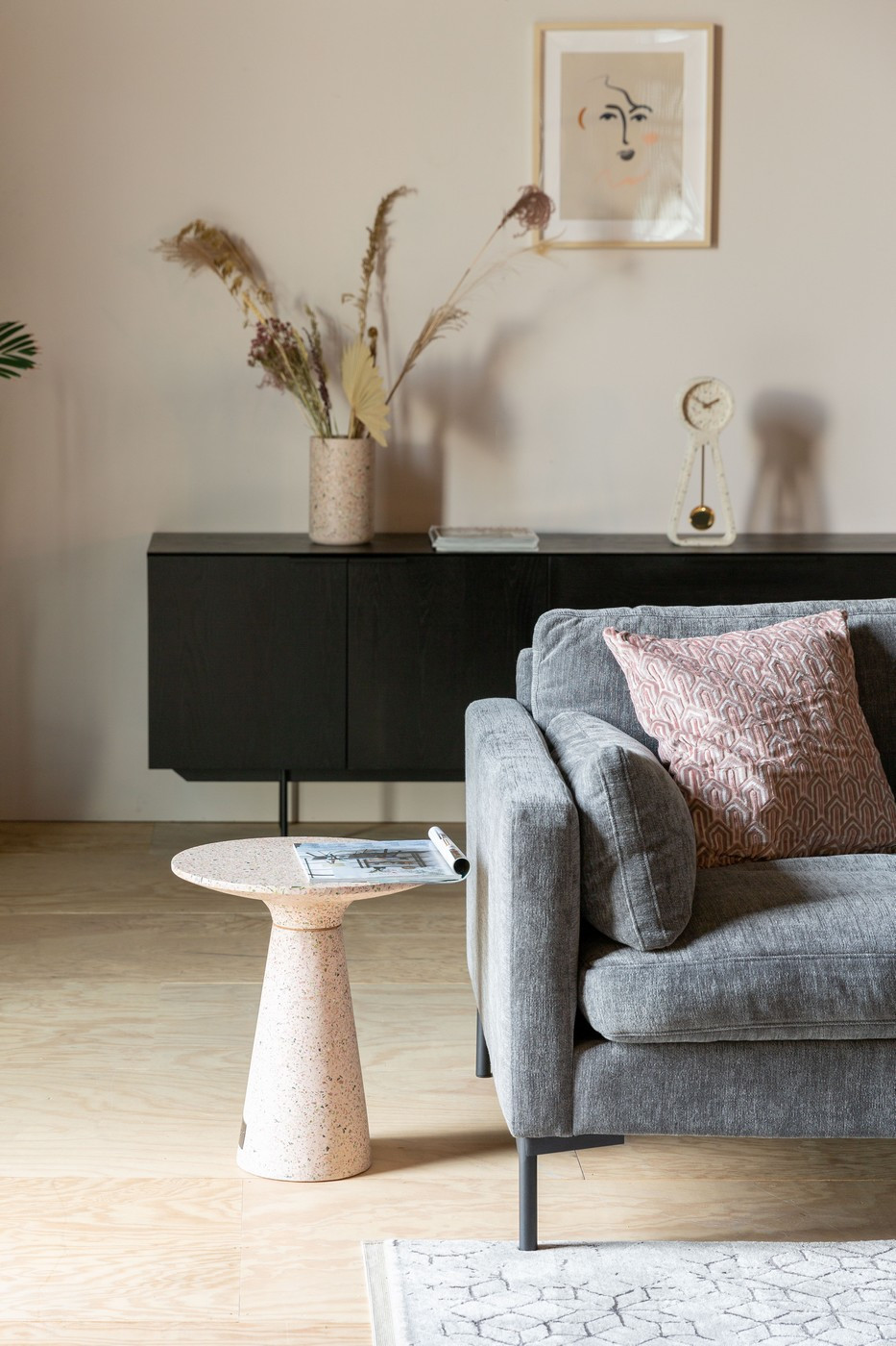 Pink Victoria Side Table