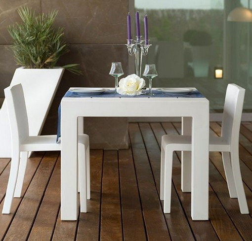 White square dining table Vondom