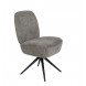 DUSK - chaise design grise en tissu