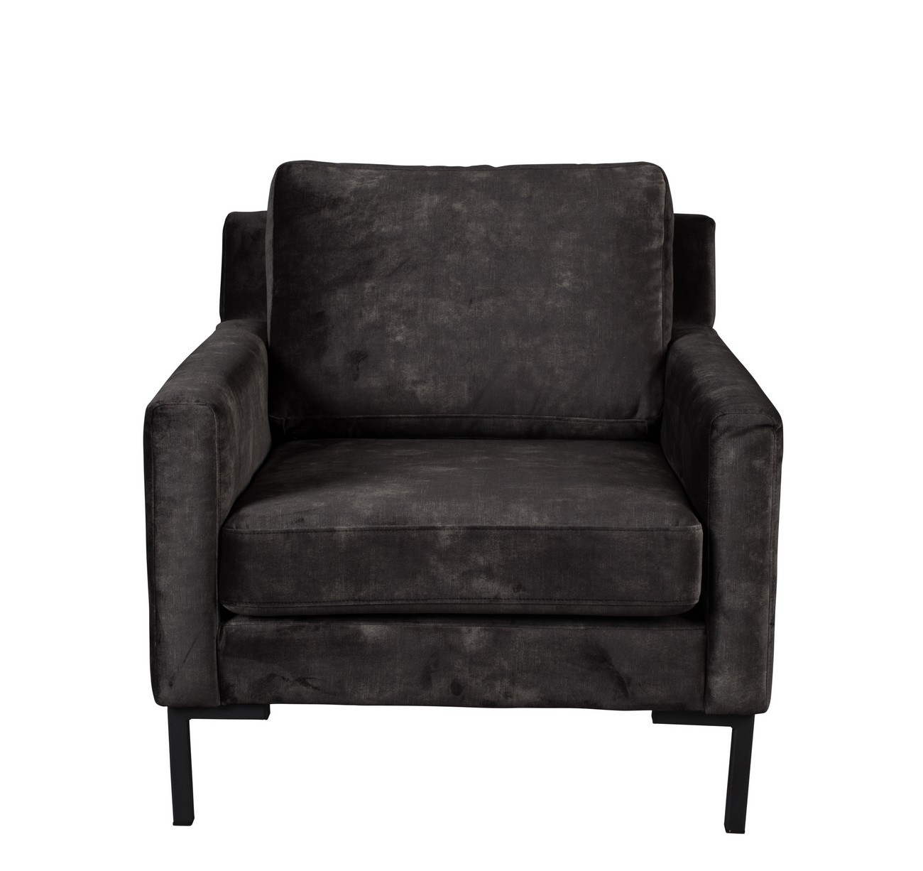 HOUDA - fauteuil gris Anthracite