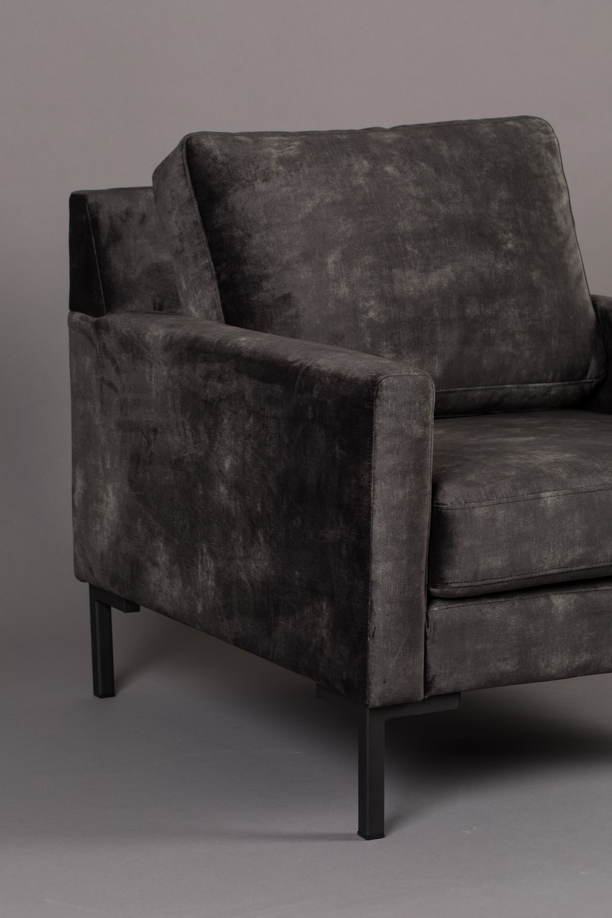 HOUDA - fauteuil Anthracite dutchbone