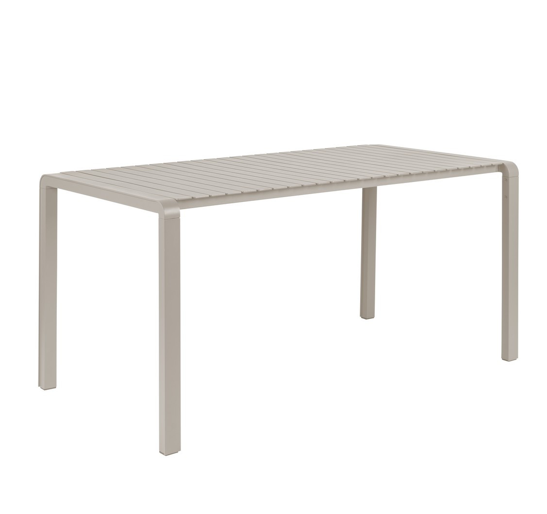 VONDEL - Table de jardin Argile