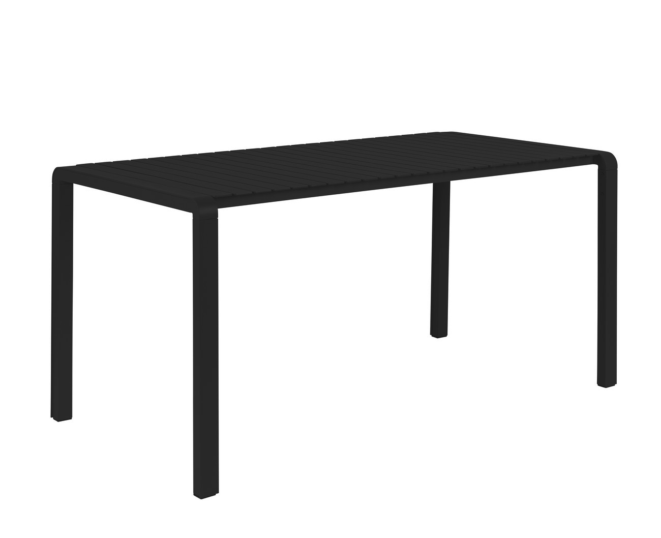 VONDEL - Black garden table