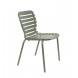 VONDEL - Chaise de jardin en aluminium vert