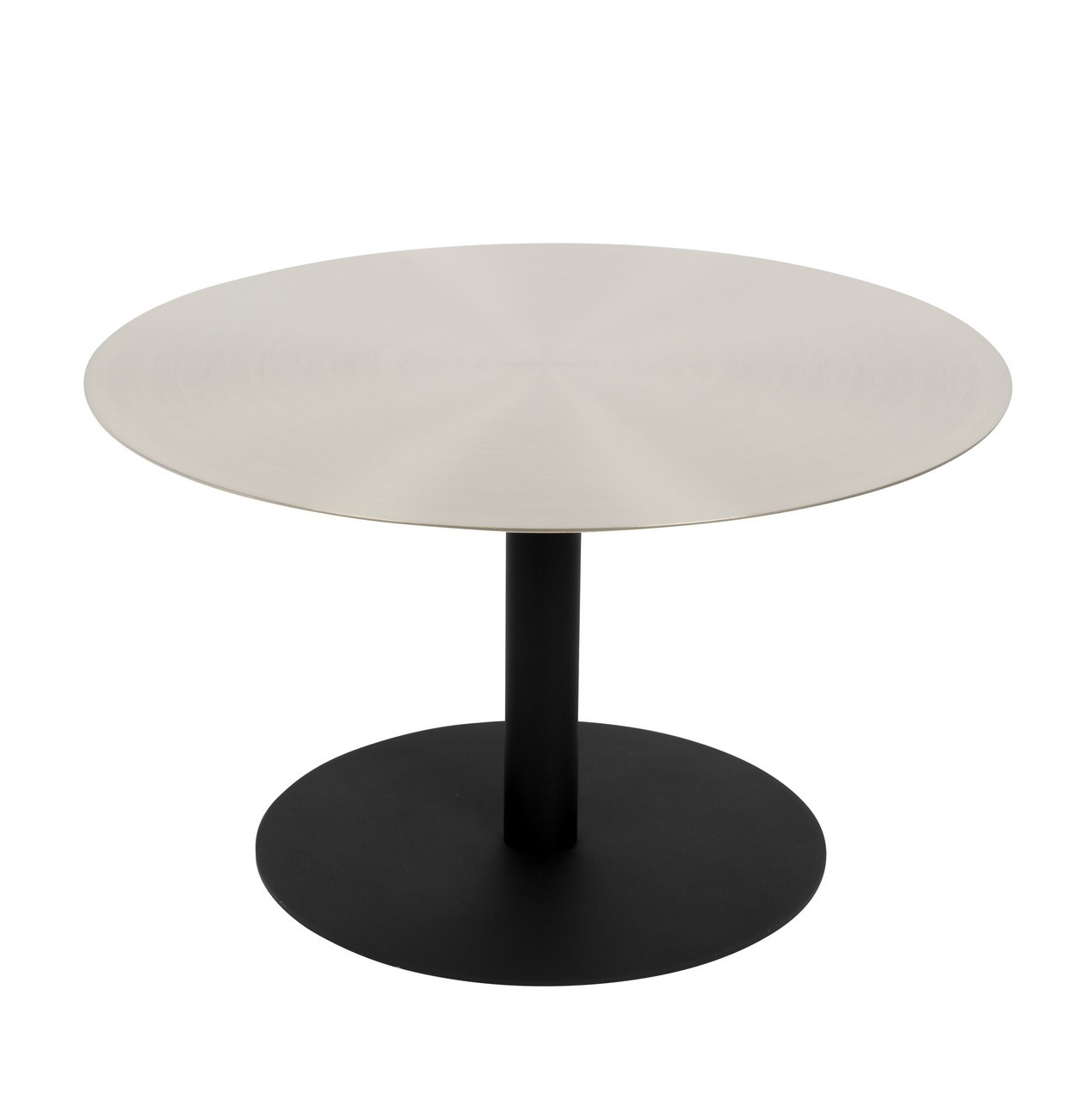 SNOW - Low round satin table L