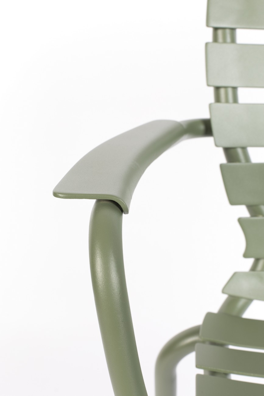 VONDEL - Green amrest chair