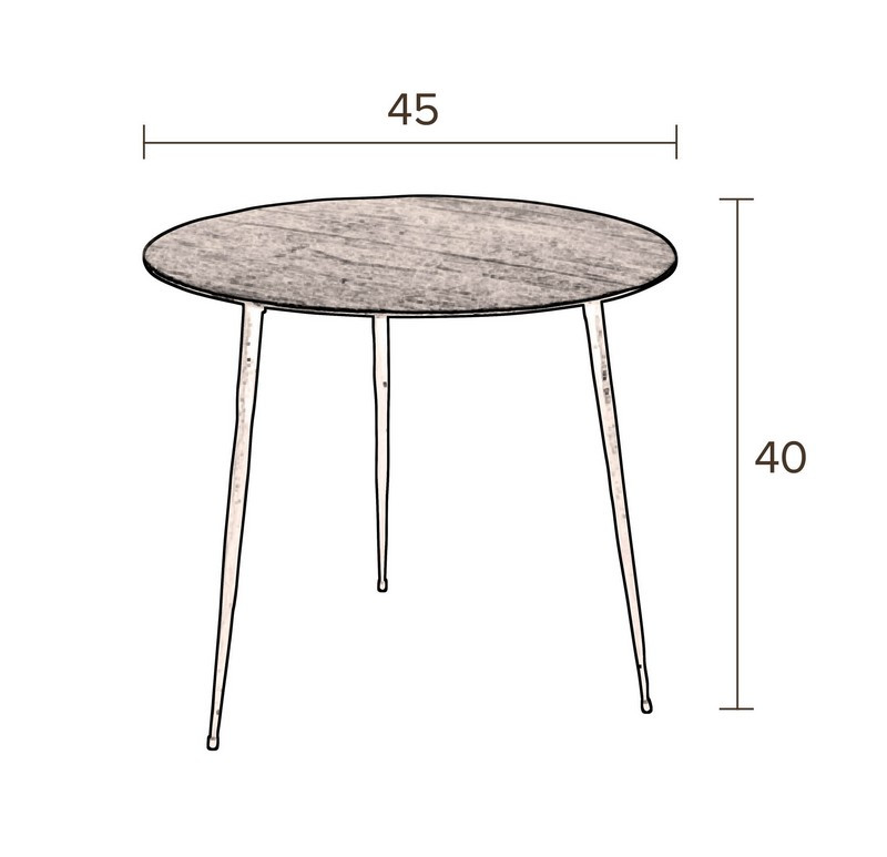 Table Pepper Dutchbone 45