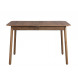 GLIMPS - Table extensible S en bois de Noyer