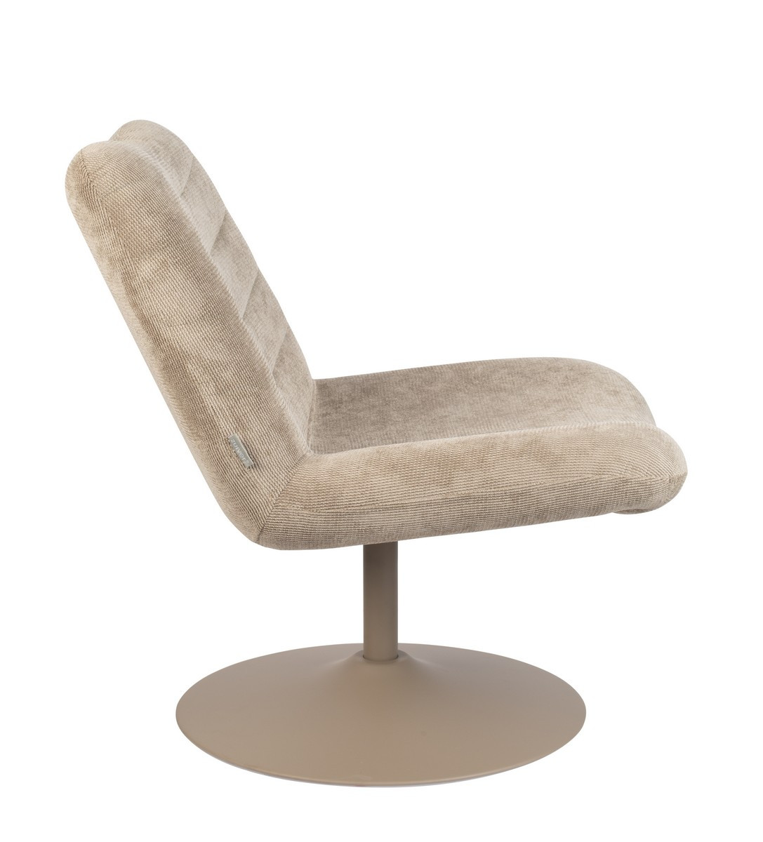 Fauteuil Bubba velours beige Zuiver