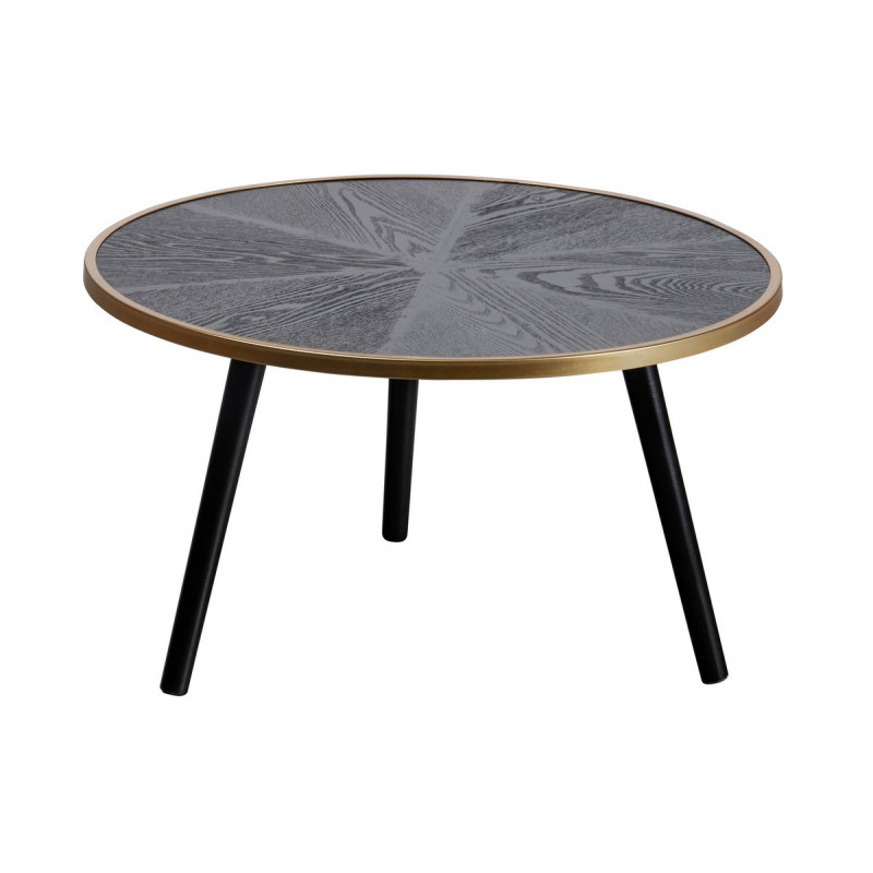 BELLA - Table basse ronde noire