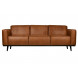 STATEMENT - Brown Eco Leather 3 Seater Sofa