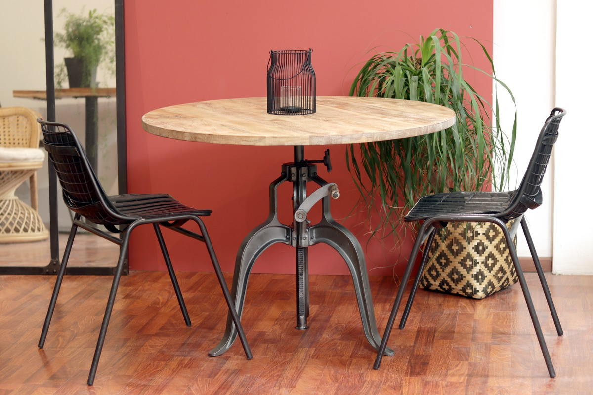 Low or high steel table