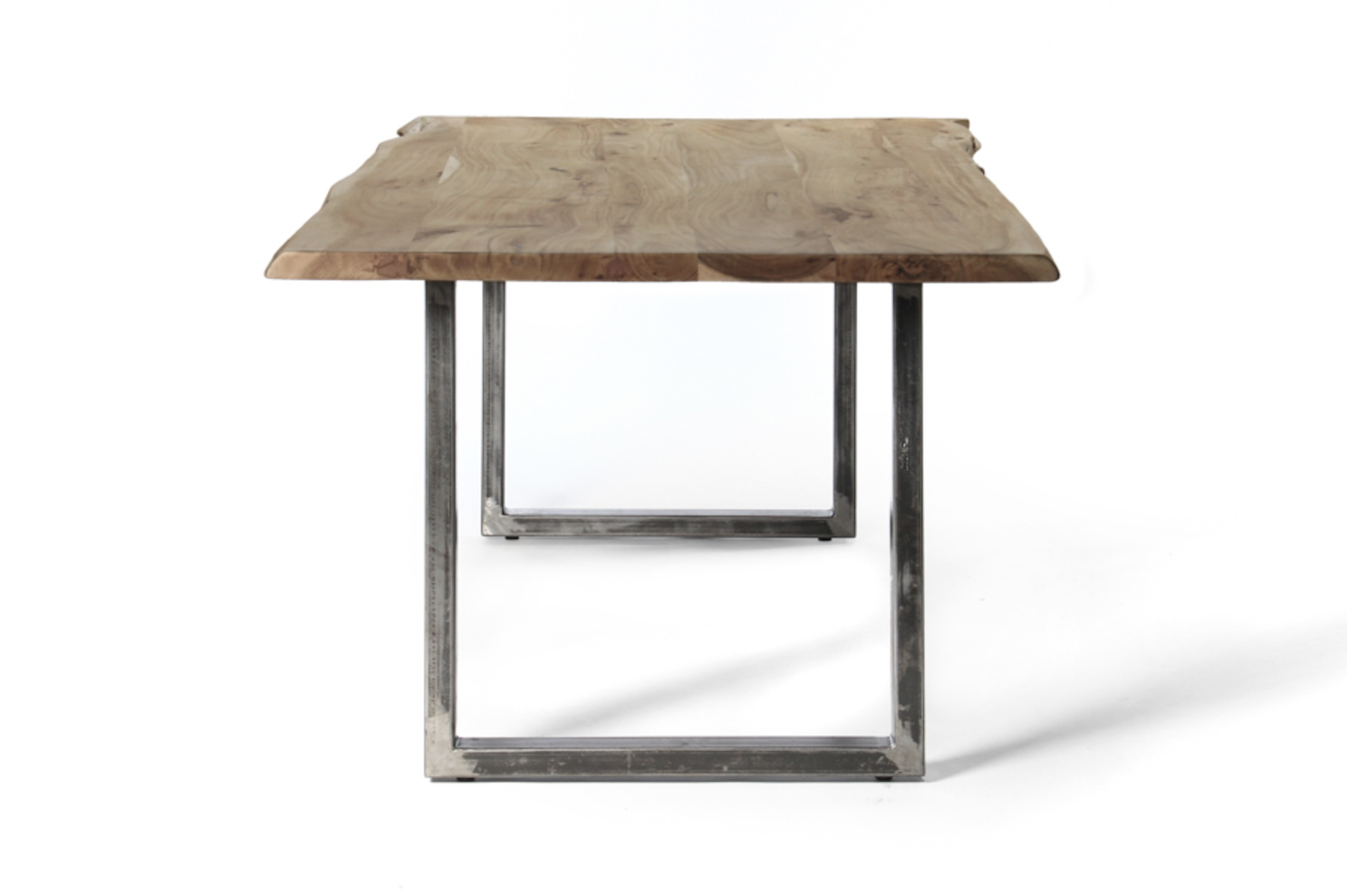 STEELWOOD - Table repas bois/acier L180 profil