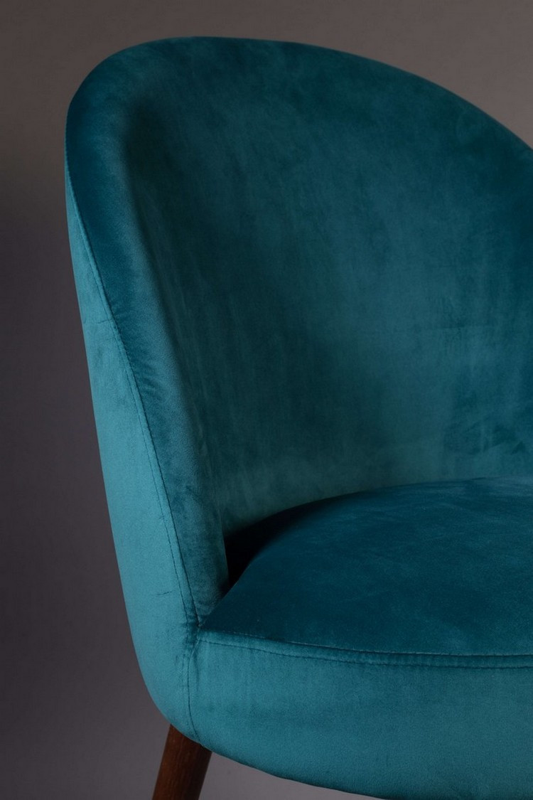 Blue Velvet dining chair Barbara