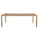 STORM -  L220 Dining table clear Ash wood