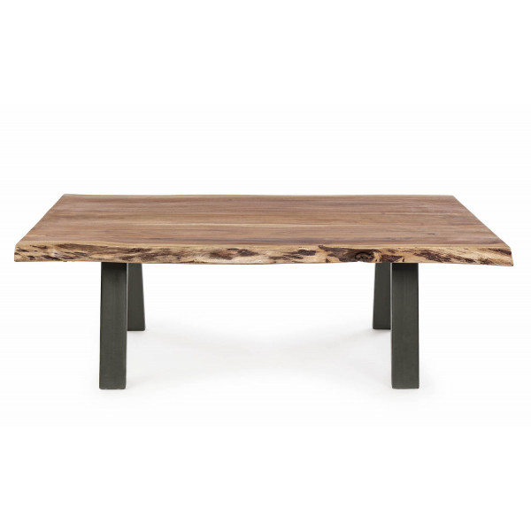 ROBIN - Table basse de salon en bois marron