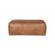 RODEO - Brown leather hocker L 120
