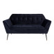 KATE - Blaues 2-Sitzer-Sofa aus Samt L149, Blau