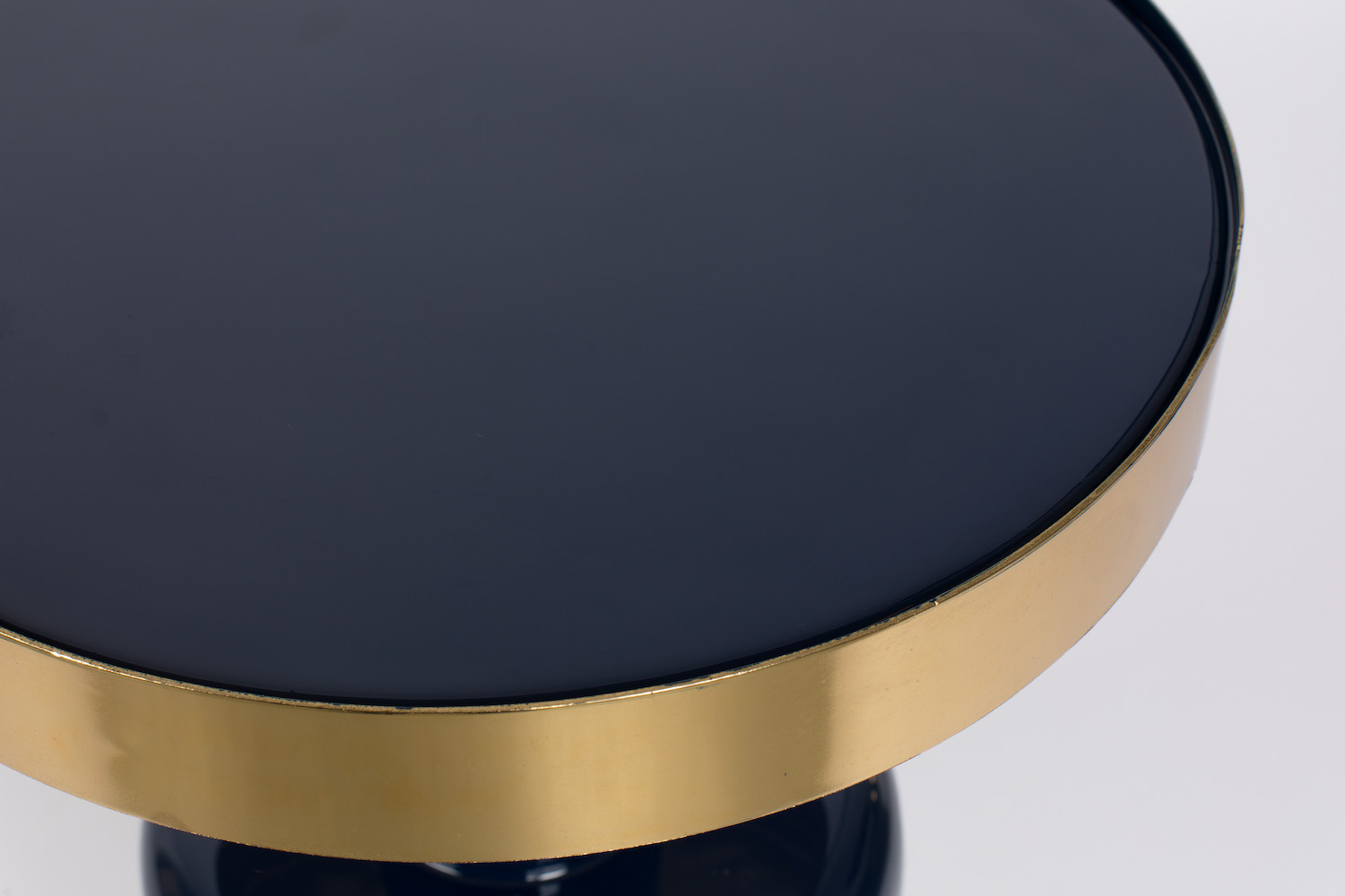 GLAM - Side round table blue