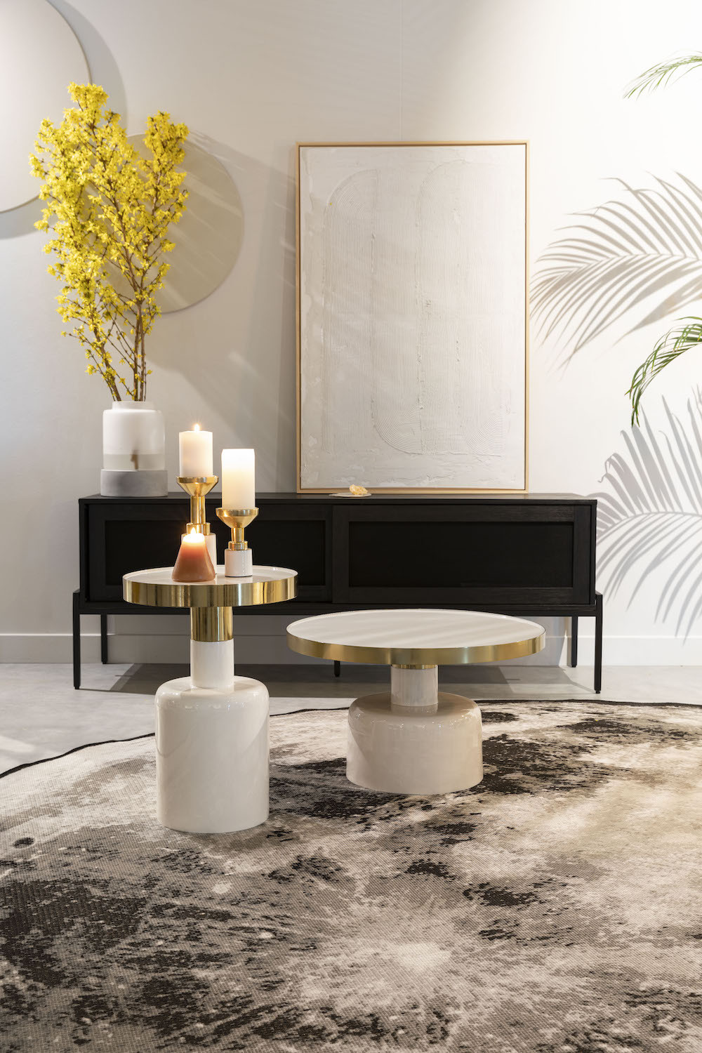 GLAM  - White coffee Table by Zuiver