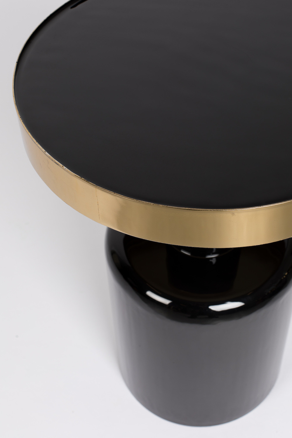 GLAM - Side round table black