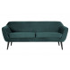 ROCCO - Sofa aus Samt L187, Entenblau