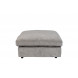 SENSE - Stoffhocker hellgrau L 92