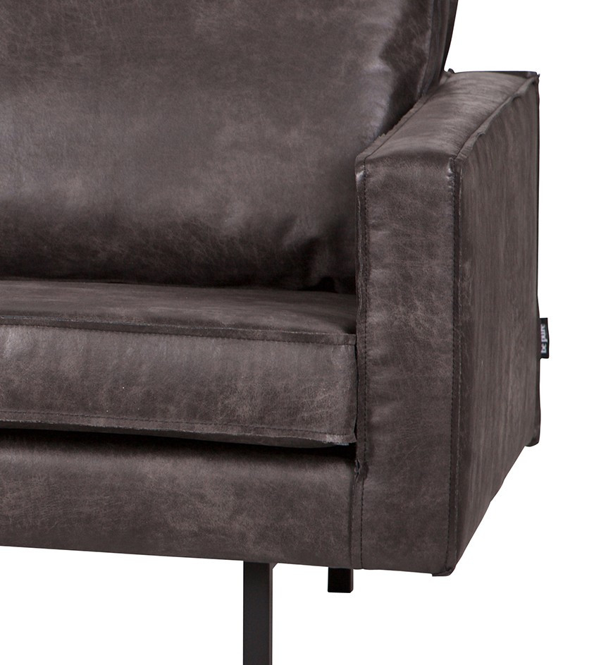 RODEO - Black sofa Canape L190