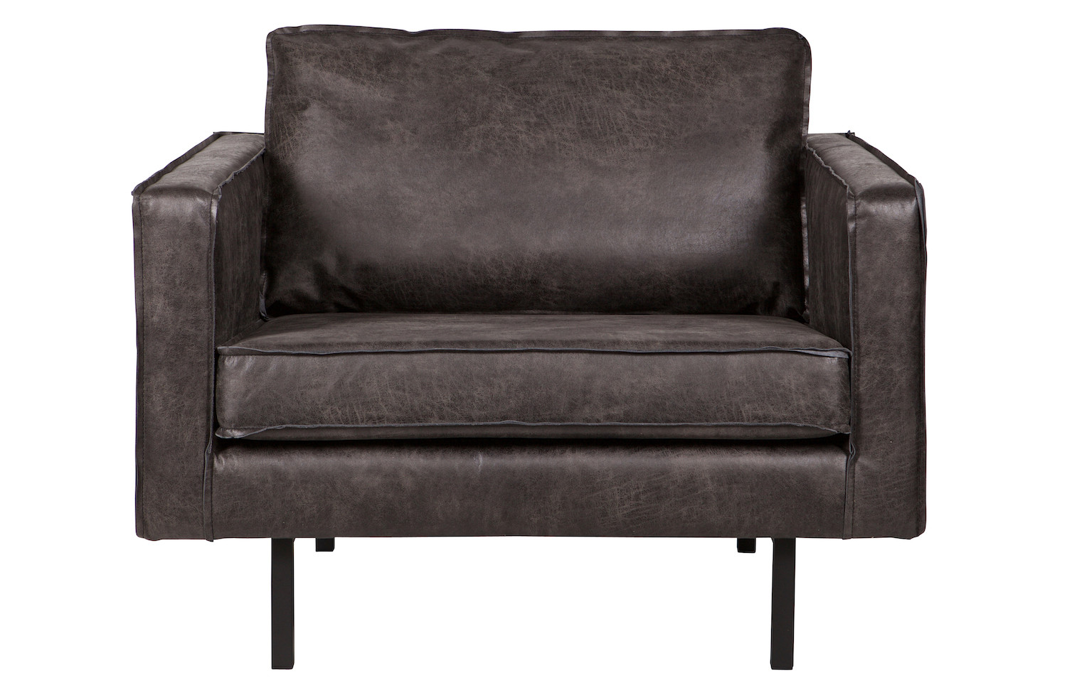 RODEO - Black sofa Canape L190