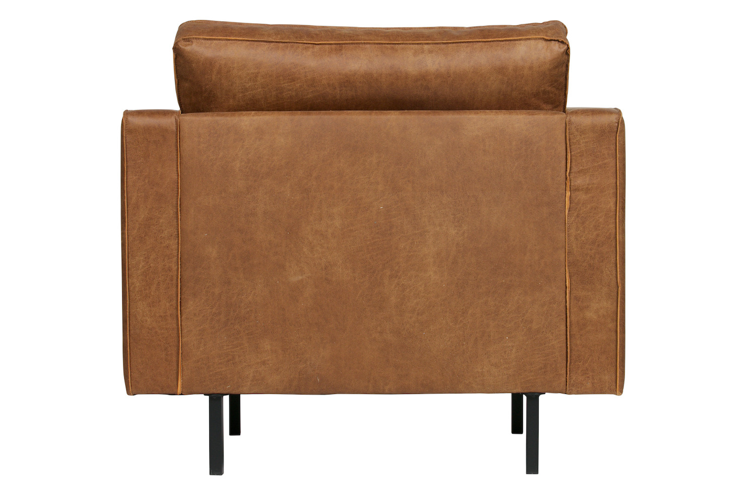 RODEO - Fauteuil vintage en cuir cognac