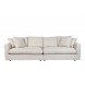 SENSE - 3-Sitzer-Sofa aus cremefarbenem Stoff