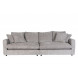 SENSE - 3-Sitzer-Sofa aus hellgrauem Stoff