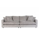 SENSE -Soft light grey sofa by Zuiver