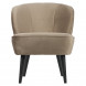 SARA - Fauteuil velours or