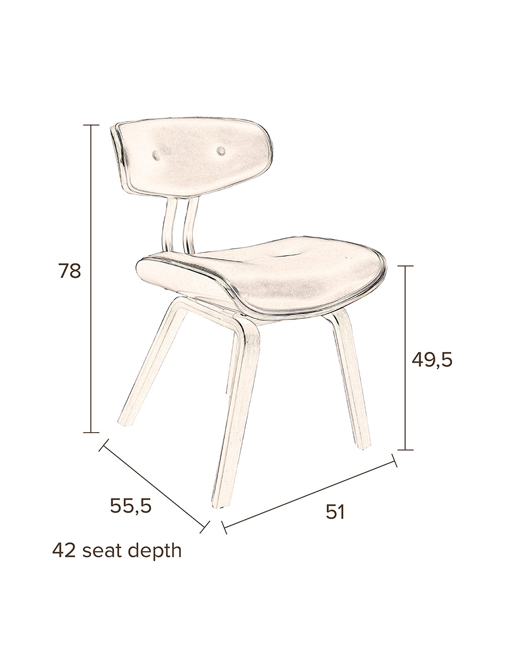 Blackwood design chair-all black