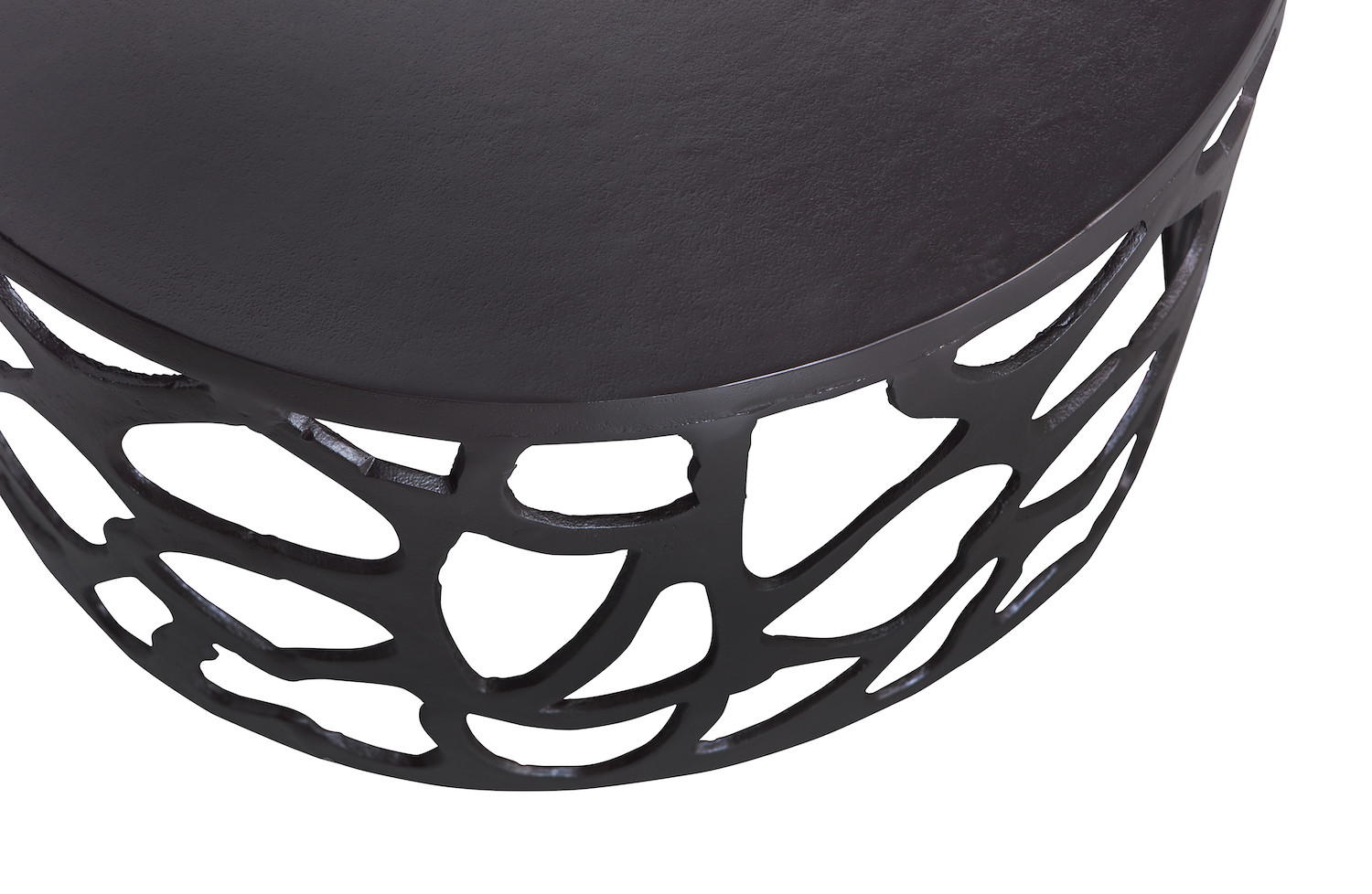 JASPER - Round low black table