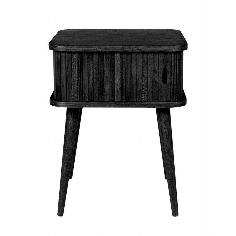 BARBIER -Punkttisch aus schwarzem Holz