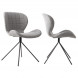 OMG - 2 chaises design en tissu gris