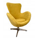 COCOON - Sessel aus gelbem Samt