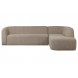 SLOPING - Ecksofa, gerade, 3-Sitzer, naturfarben