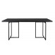 CLASS - Mesa de comedor de madera y acero negro L220