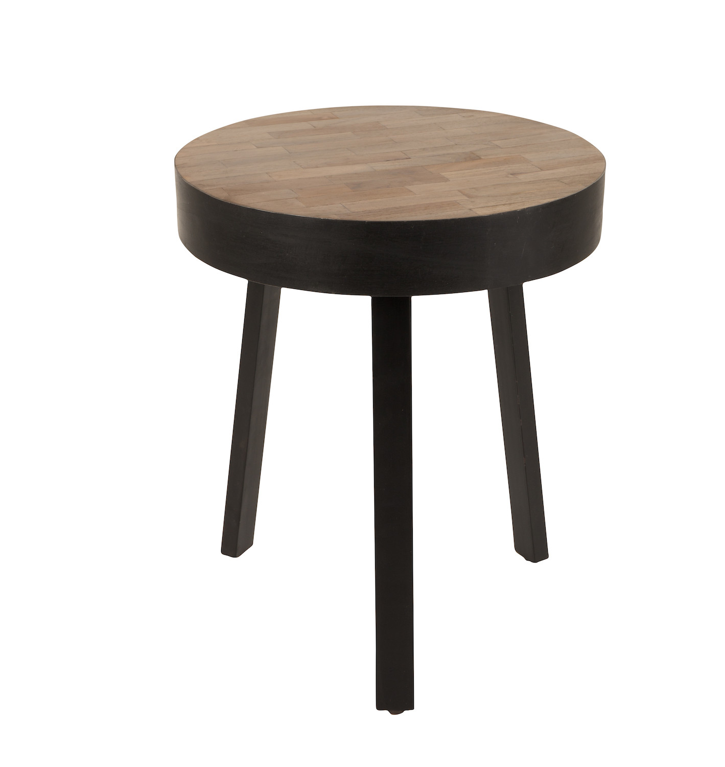 HAVANE - Low round wooden table