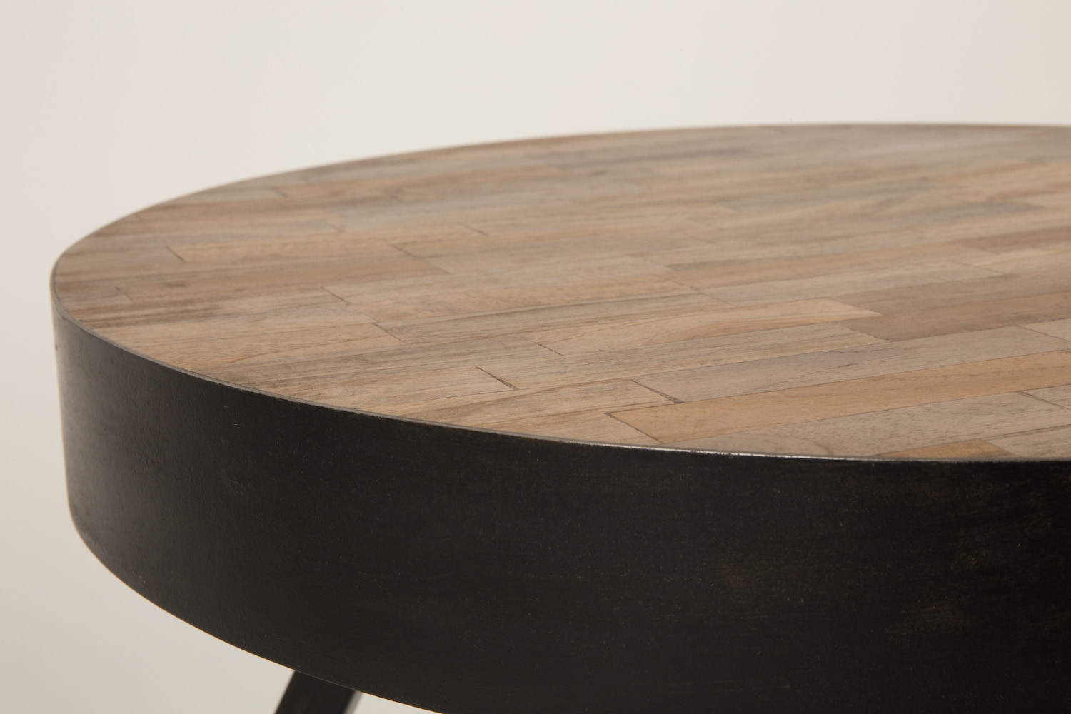 HAVANE - Low round wooden table