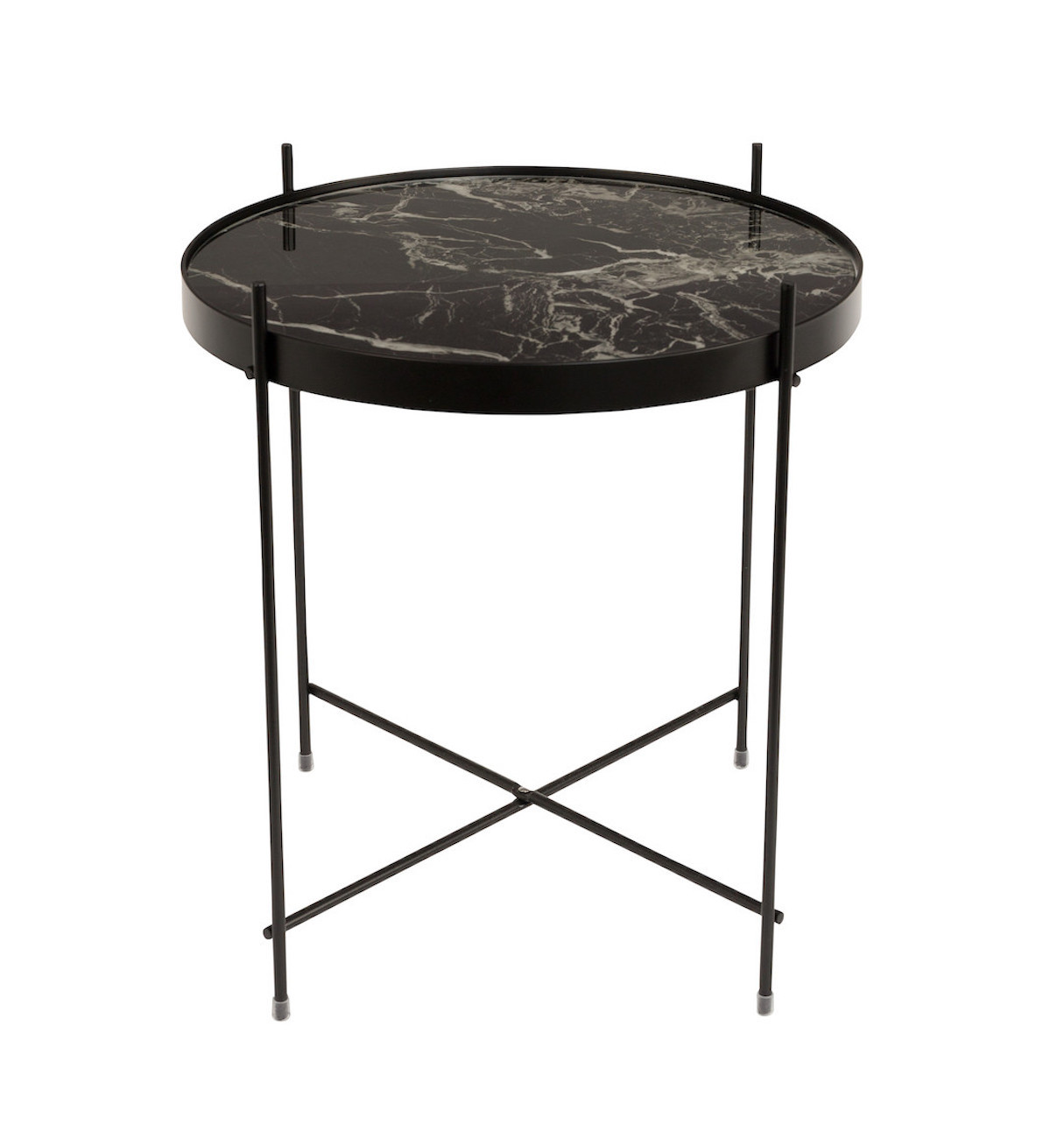 CUPID - Low black marble table Zuiver