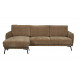 HARPER - Ecksofa links 3-Sitzer Stoff camel