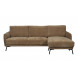 HARPER - 3-Sitzer-Ecksofa, gerade, Stoff, Camel