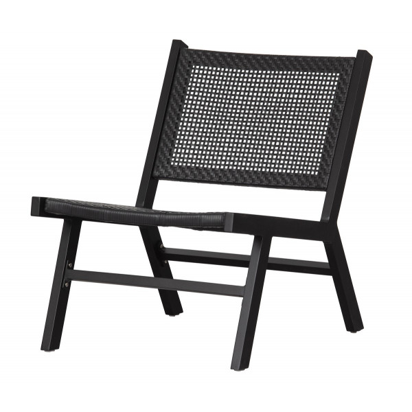 PUK - Sillón de aluminio negro